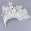DIY Multicolor Turkey Feathers Free Bendable Triangle Tipped Feather Headpieces 25-30CM Feather Flower DIY Jewelry