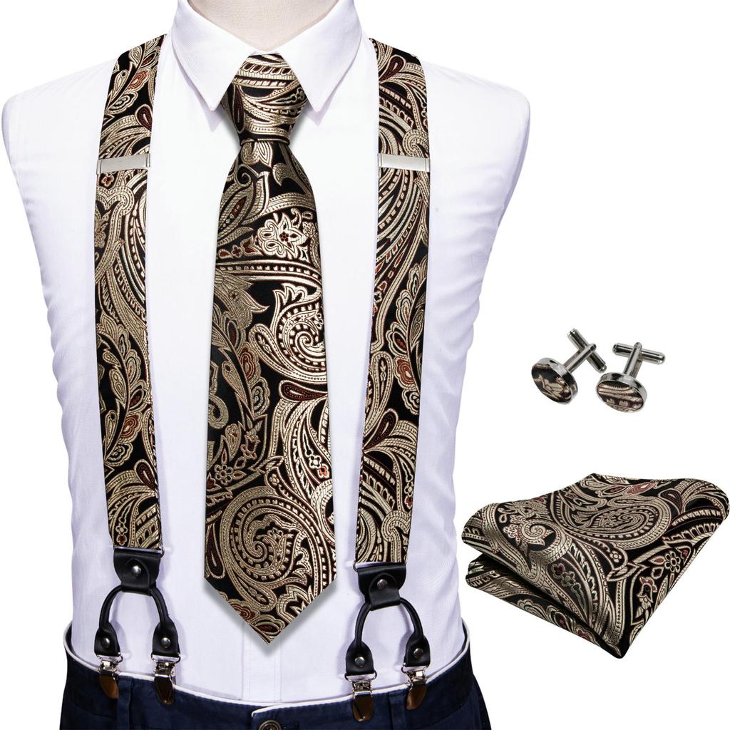 Bretelle Uomo Extra Larghe 5cm - Robuste, Regolabili, Perfette Per Lavoro Ed Eleganti - Foto 2