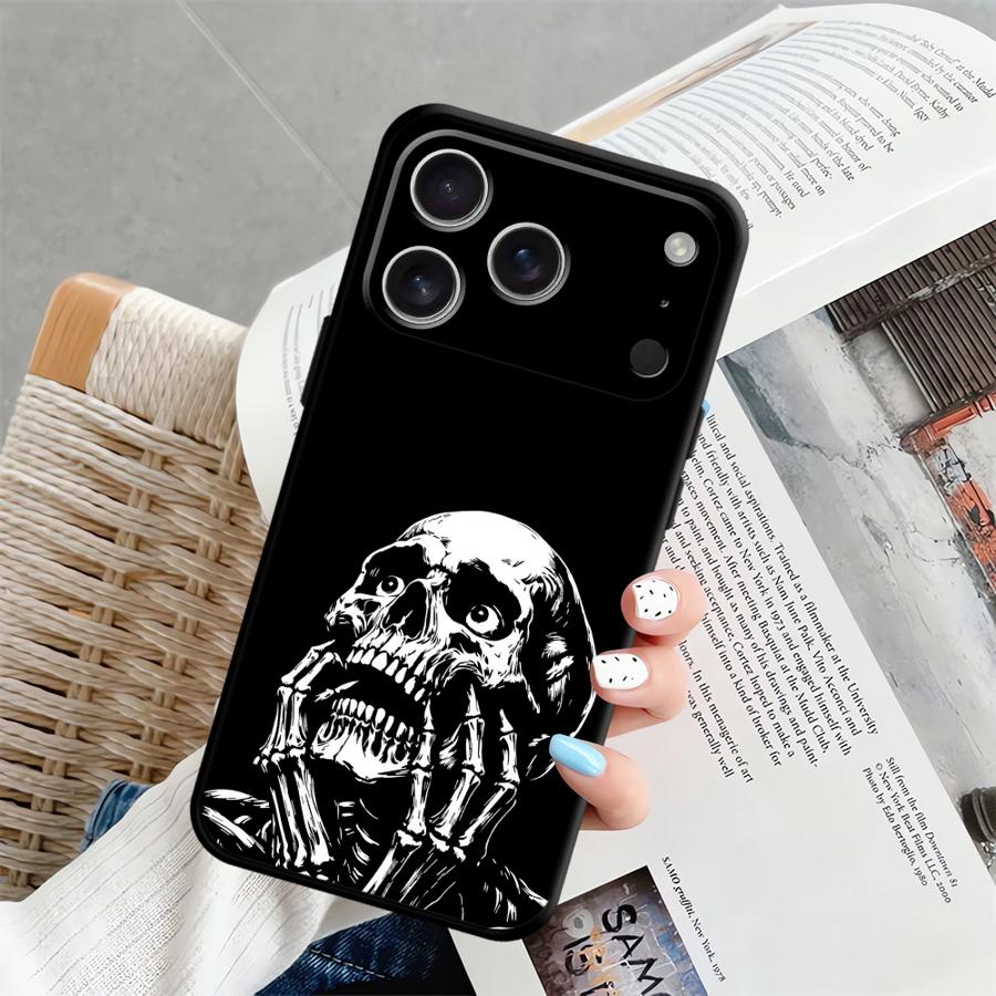 Case for Apple iPhone 17 Pro Max 11 XR XS MAX 14 12 15 Pro 7 8 13 Air 16 Funda Phone Cover Skeleton