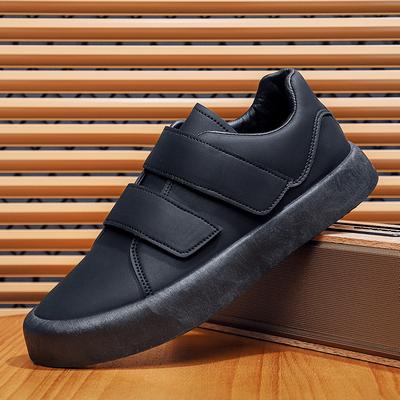 2025 Autumn New Velcro Men's Board Shoes Fashion Casual Shoes Men's Shoes Korean Version of White Shoes Sports Trendy Shoes