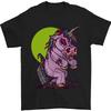 A Funny Zombie Unicorn Halloween T-Shirt 100% Cotton-