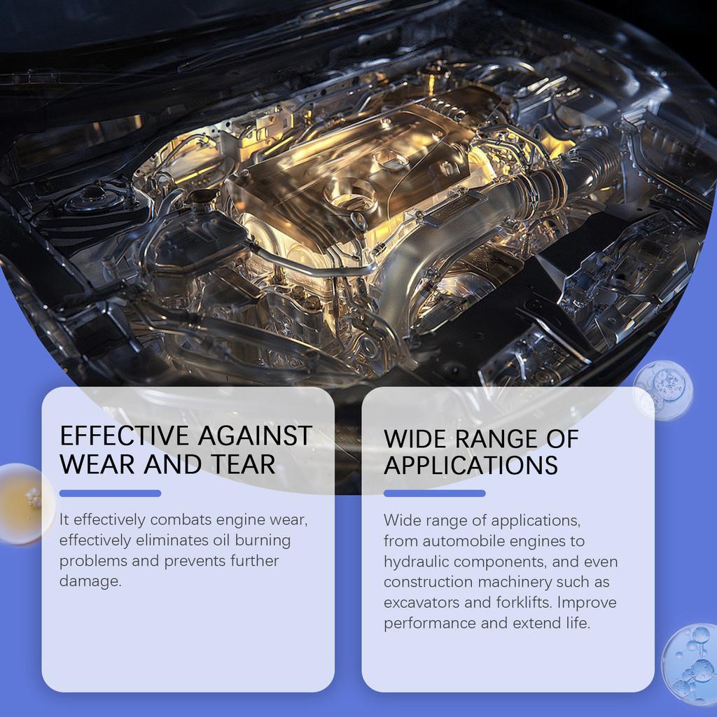 Rayhong Engine Carbon Removal Repair Agent Premium Engine Anti-wear Noise Reduction Oil Additive 100ml