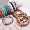Trendy Bead Bracelet Elastic Handmade Strand Bracelets for Women Gift New Hair Accessory Glass Beads Bracelet