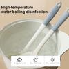 High Temperature Resistant Cooking Spoon Anti-Slip Handle Food Grade Silicone Non-Scratch Pot Protecting Spatula Soup Spoon Colander