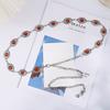 Songhua Stone Inlaid Silver Women'S Chain Ethnic Style Waist Chain Women'S Decorative Fine Belt Women'S Dress