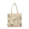 Canvas bag female student class shoulder commuting large capacity bag satchel work tote bag new