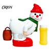 Santa Farting Bubble Maker Christmas Automatic Blower, Musical Machine with Flashing Lights, Gnome Battery Operated for Kids Snowman Funny Sound Party