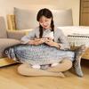 40/60cm 3D Simulation Fish Plush Toys Stuffed Soft Animal Crucian Carp Plush Pillow Creative Sofa Pillow Cushion Gift Kids Toy