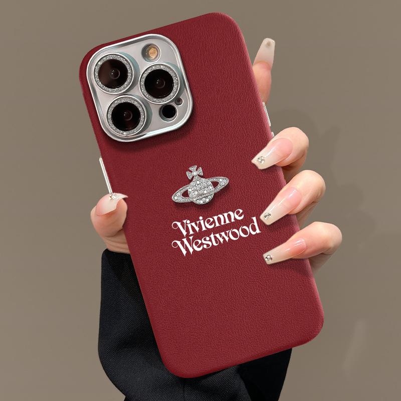 Suitable for Apple 16pro Phone Cases: 15 Fine Hole Leather Texture 14 Red Anti-drop 13 Silicone 12/11