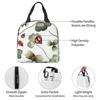 Ladybug On The Four Leaf Grass Insulated Lunch Bag for Kids School Cooler Thermal Food Box Tote Leakproof Lunch Boxes Container
