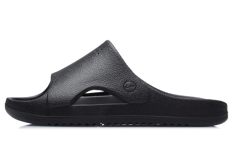Мужские шлепанцы Li Ning Quiet Slide Черные AGAR007-2 43.5
