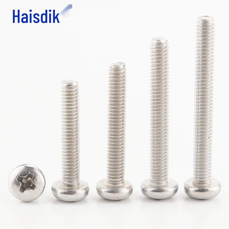 Haisidike HK-102 Kreuzschlitz-Maschinenschrauben aus 304 Edelstahl