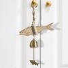 Japanese Wooden Doorbell Wall Hanging Door Bell Wind Chimes Door Window Decoration Shopkeeper Remind Bell Hanging Decor