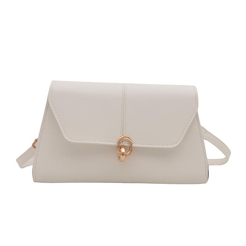 Petit sac carré tendance, sac à main texturé en PU, sac à bandoulière simple haut de gamme, sac à bandoulière polyvalent pour femme