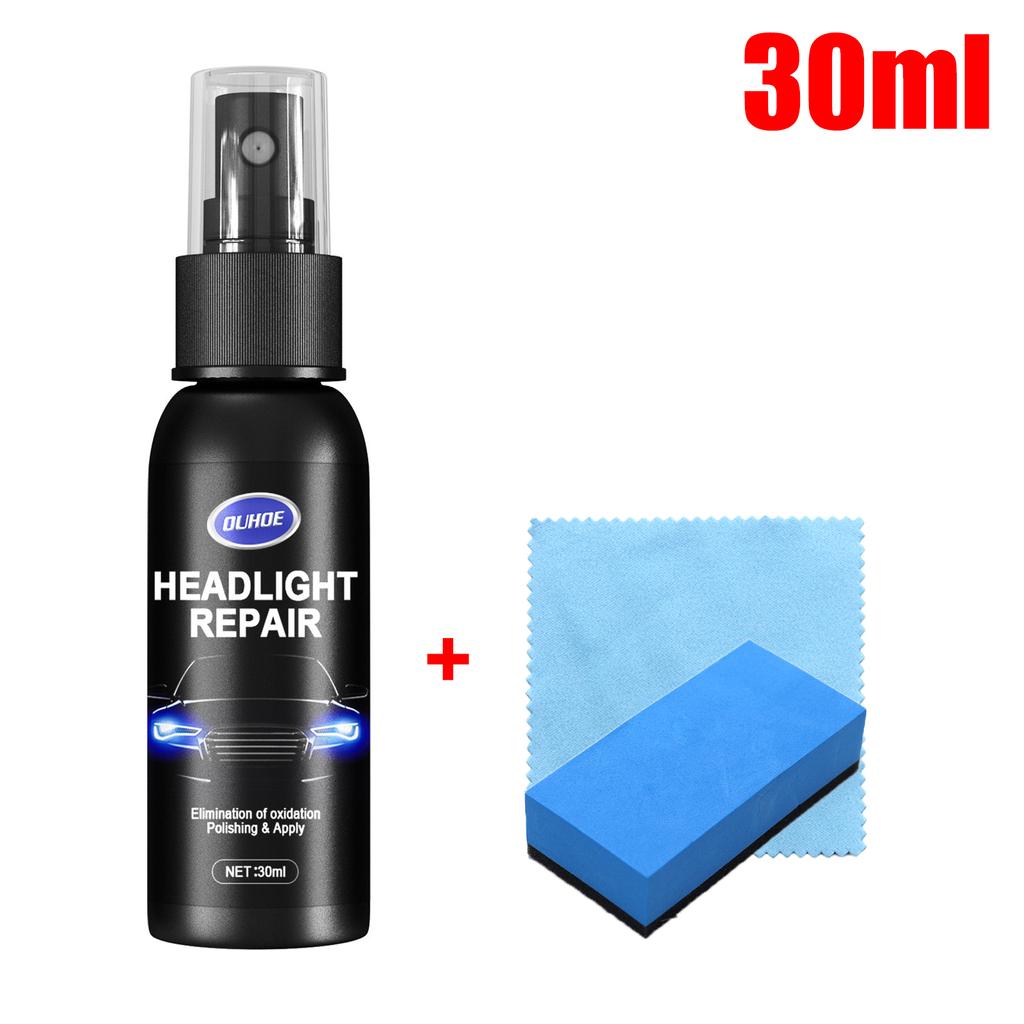 Car Light Restorative Liquid Removing Oxidation Dirt Scratch Car Headlight Polishing Repair Fluid Spray Liquid Restoration Kit