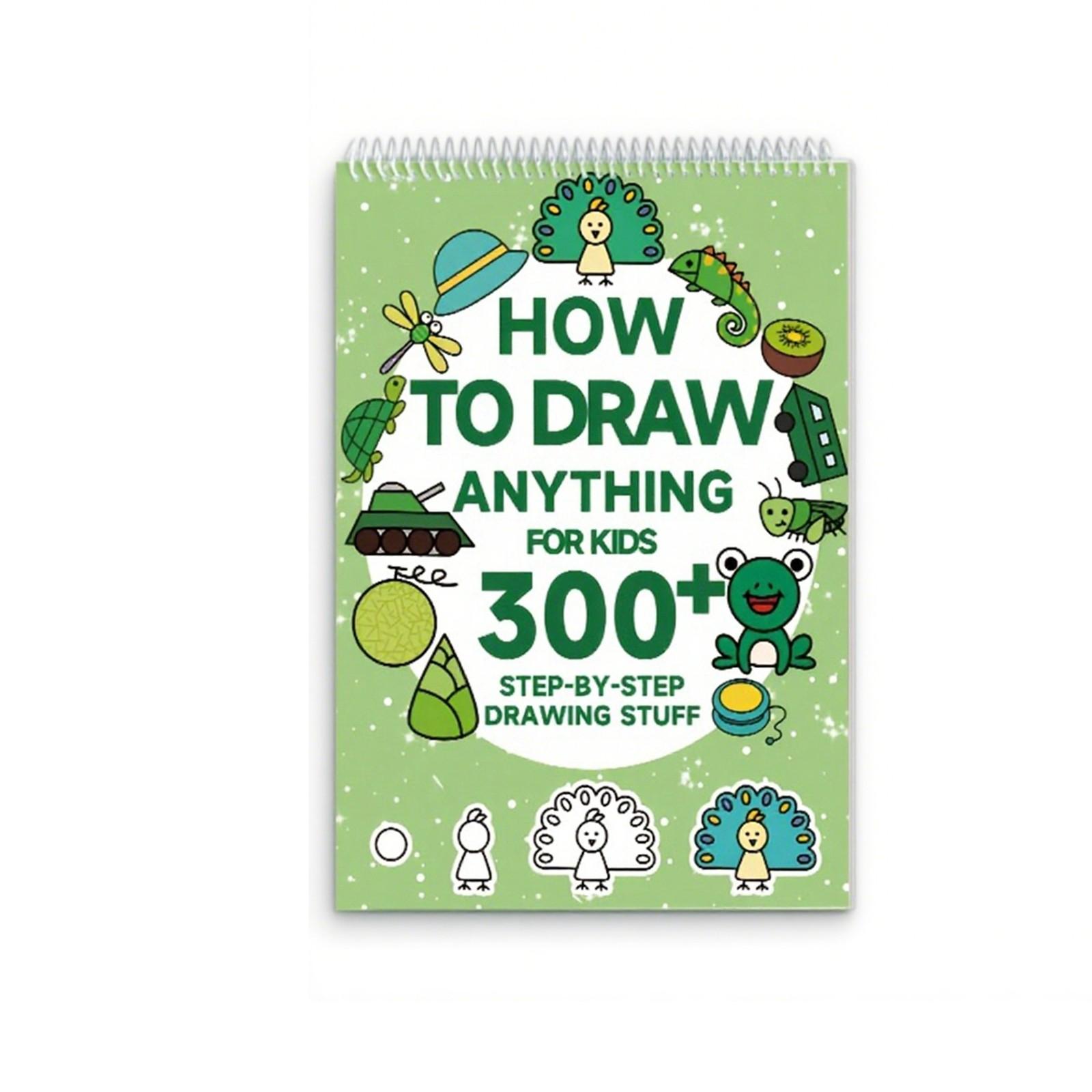 

Милые рисунки еды с животными и изысканные книги для рисования креативных узоров One Size зелёный