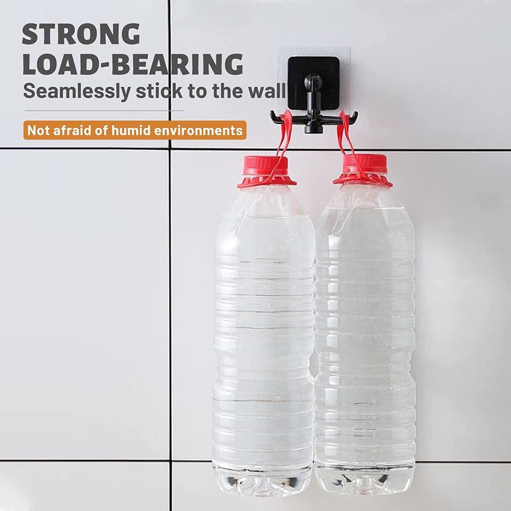 Kitchen Hook Multi-Purpose Hooks 7-claw 360 Degrees Rotated Rotatable Rack Spoon Hanger Utensils Storage Organize Accessories