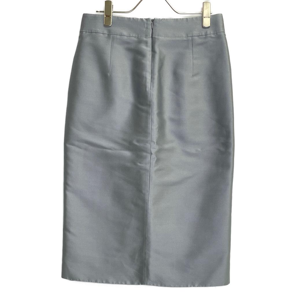Giorgio Armani Gray 1SHNN04J T02AD Cocoon Slit Skirt Skirt 40 grayUsed