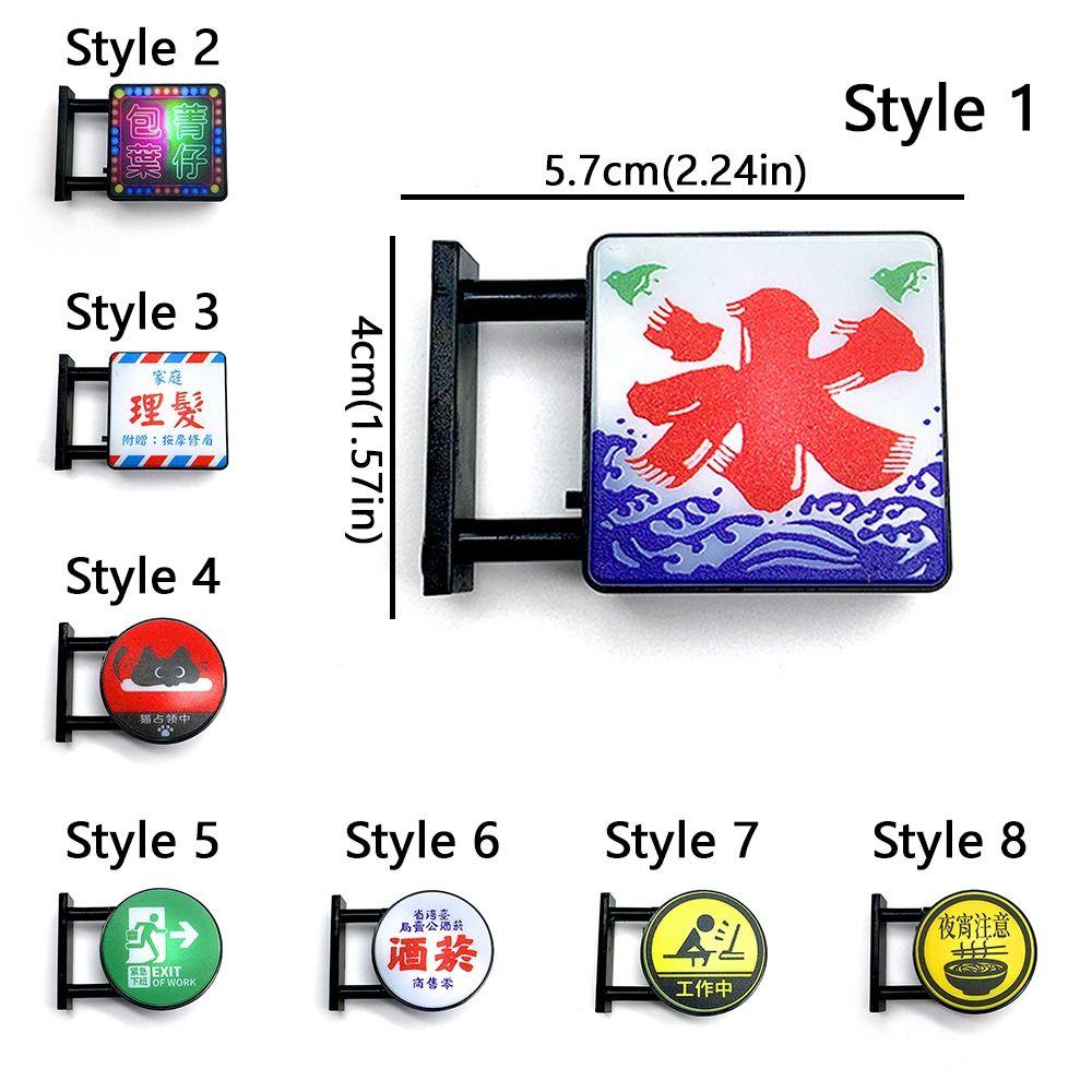 Novelty Glowing Magnetic Advertising Sign Plastic LED Fridge Magnet Light Sign Store Signboard