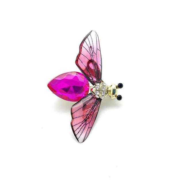 

Модная зеленая, синяя хрустальная брошь в виде пчелы с булавкой, красочные крылья, горный хрусталь, брошь в виде насекомых, булавка для женщин, ювелирные изделия, подарки