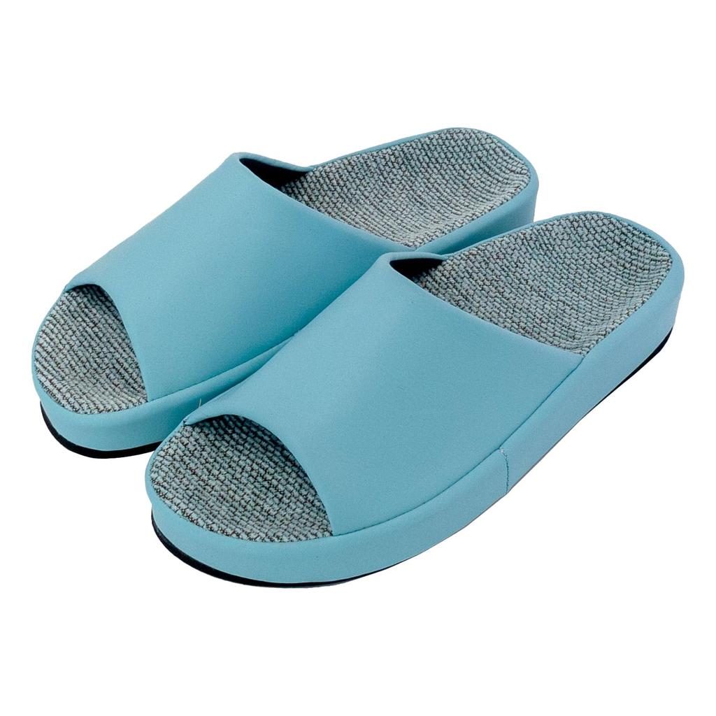 Okamura Foot Comfort Size Made in Snug Comfortable Slippers, Color, 23cm, Blue, HECE6901BL, Japan, Fit,