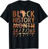 Black History Month 2022 Black History 365 Melanin Pride T-Shirt