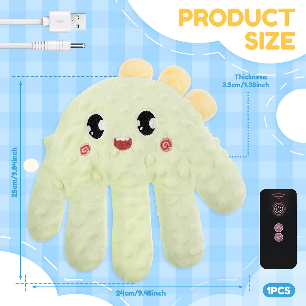 Baby Soothing Palm for Sleep Automatic Patting Butt Patter Pillow with Remote Control Baby Bedding Sleep Patting for Newborns