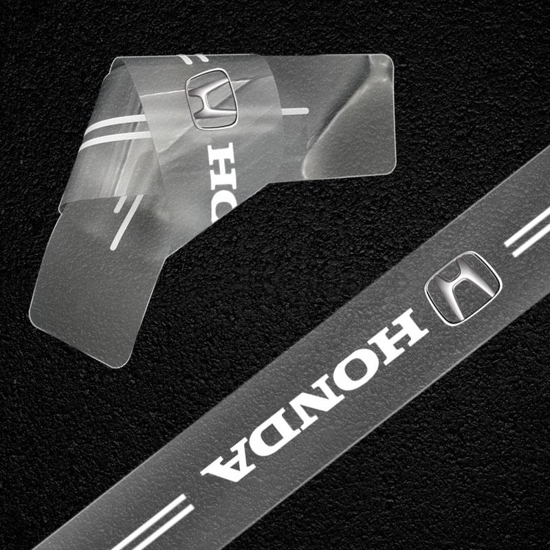 1Pcs Transparent Car Trunk Badge Protective Sticker Car Accessories For Honda Fit Mugen Insight Type S R VTEC DOHC Modulo Vezel Legend RR Si