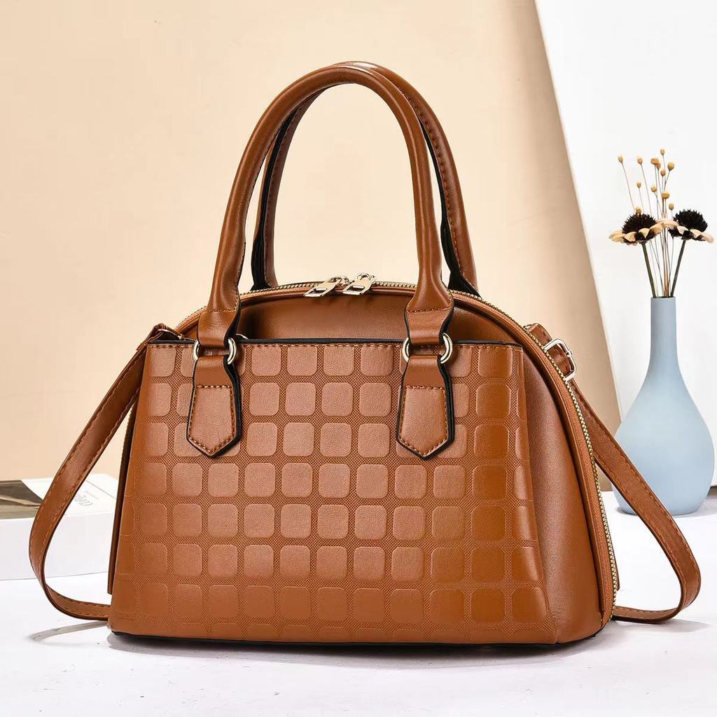 Womens Pu Tote Bag Large Capacity With Zipper Closure For Daily Casual Use
