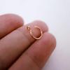1 Pairs U-shape Fake Nose Ring Gold Color Nose Ring Piercings Fashion Simple Nose Ring Unisex Jewelry Gifts