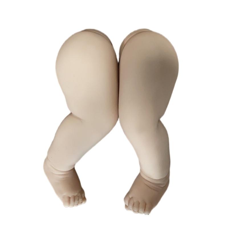 24 Zoll Reborn-Puppenbausatz June, offene Augen, blanko, unbemalt, Neugeborenen-Puppenbausätze, DIY-Simulationspuppenform für Puppensammler, unfertiges Babypuppenzubehör