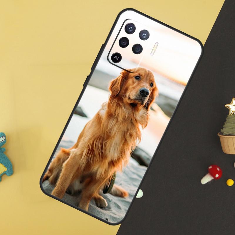Golden Retriever Dog Case For Oppo A58 A78 A98 A18 A38 A74 A94 A54 A15 A17 A57 A6 A5 Pro A16 A76 A96 A40 A60 A80