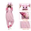Fleece Kigurumi Stitch Cute Soft to the Unisex [RemeeHi] Costume, Pajamas, Kigurumi, Loungewear, touch, (Pink, L)