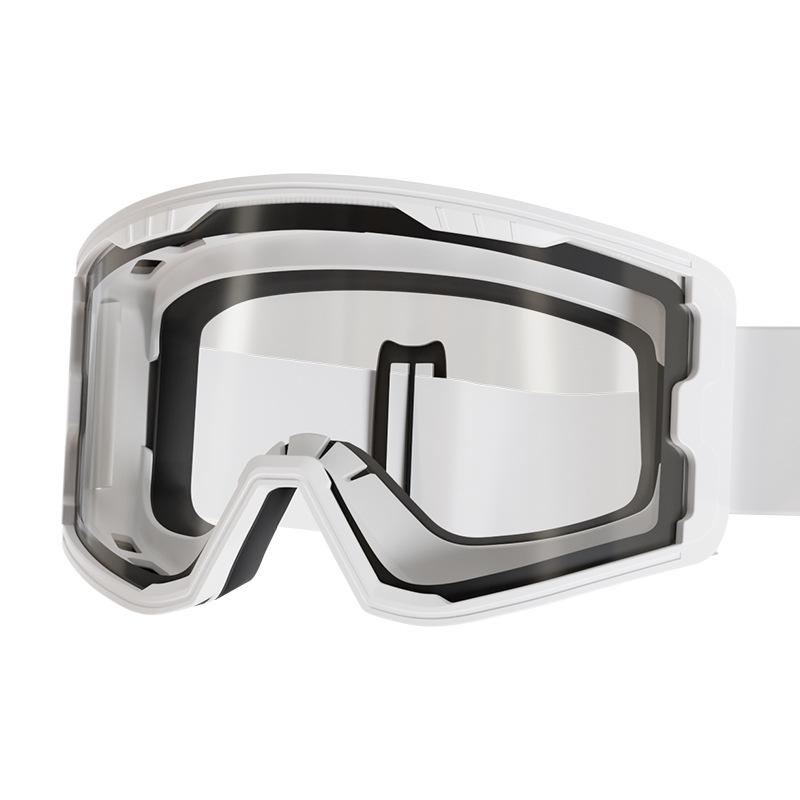 Anti-fog double-layer ski goggles, UV protection, windproof, unisex, trendy, multifunctional