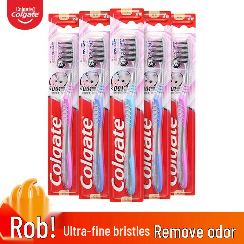 Colgate Super Clean Slim Zahnbürste mit weichen Borsten