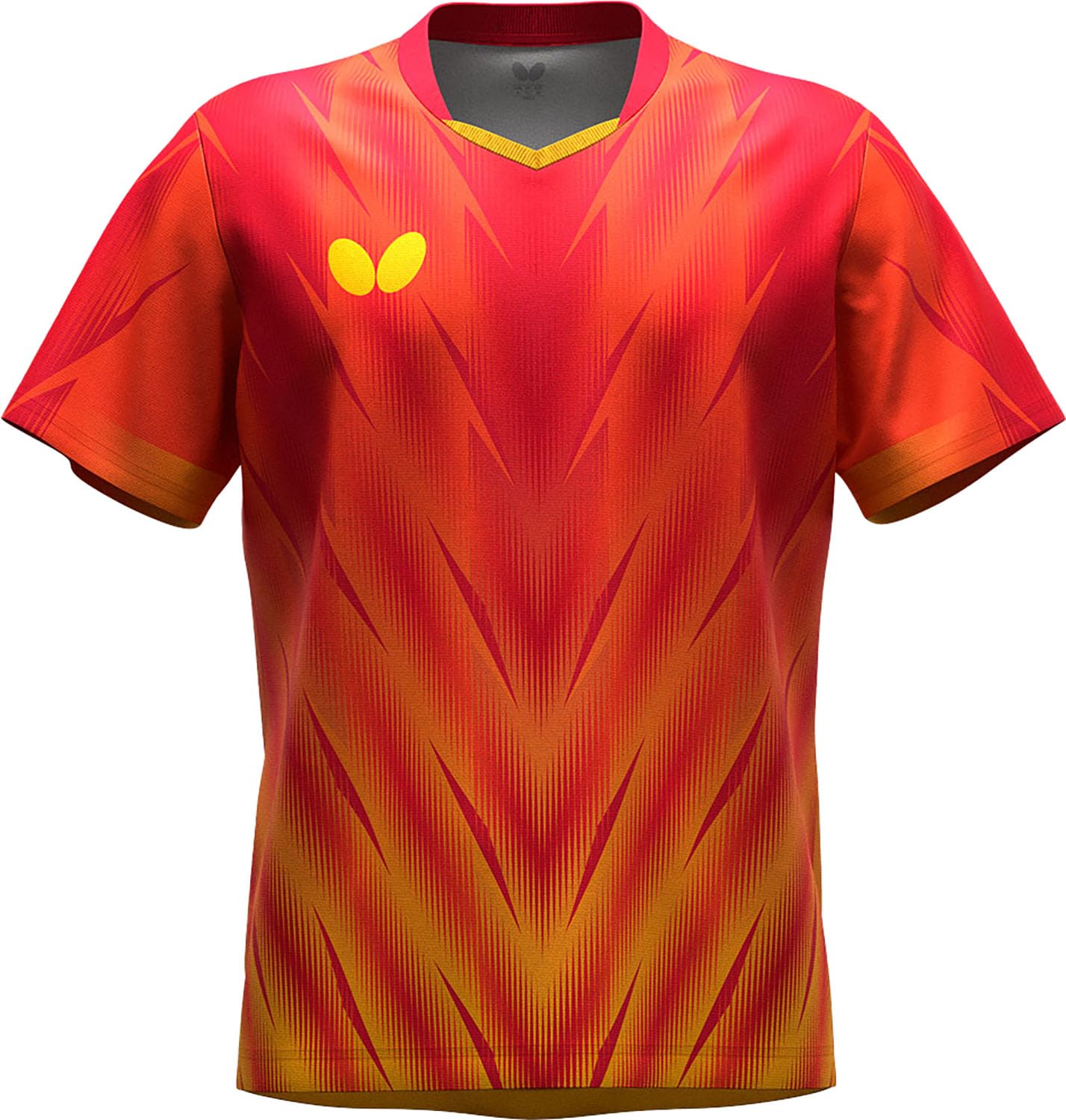 

Butterfly Game Wear Fraser Shirt Size L (Table Tennis) 006 Red,
