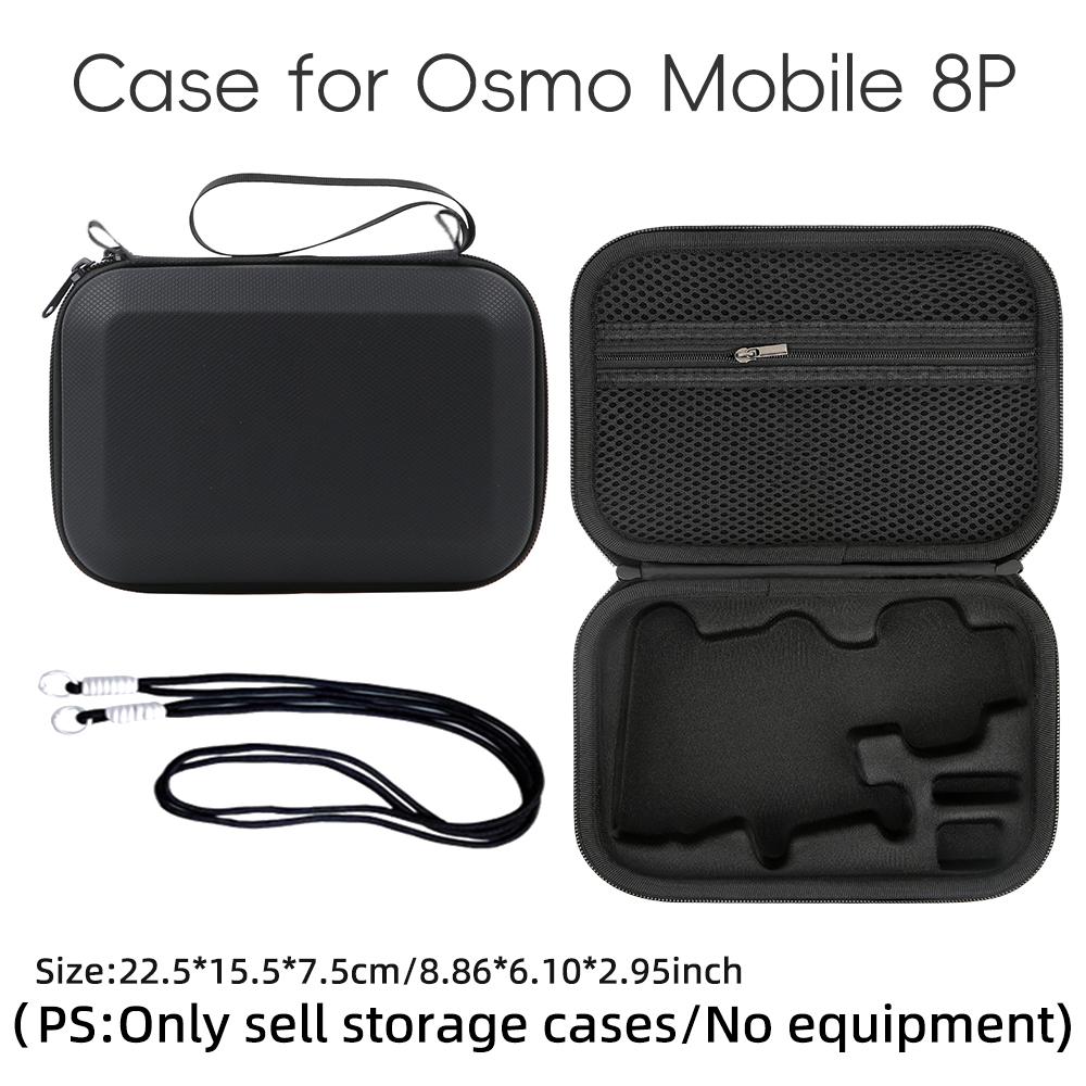 Box For DJI Osmo Mobile 8P Handheld Gimbal Portable Storage Bag Travel Hardbag For DJI Osmo Mobile 8 P Carrying Case Accessory чёрный