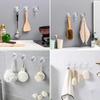 10pcs Suction Cup Hook Transparent Reusable Heavy Duty Vacuum Suction Cup Kitchen Bathroom Window Glass Wall Hooks for Towel