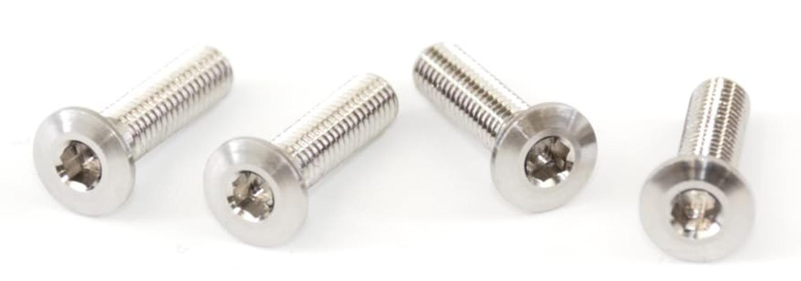 INFINITY M3x12mm Titanium Slim Head Screws (4 pieces) B01312ST