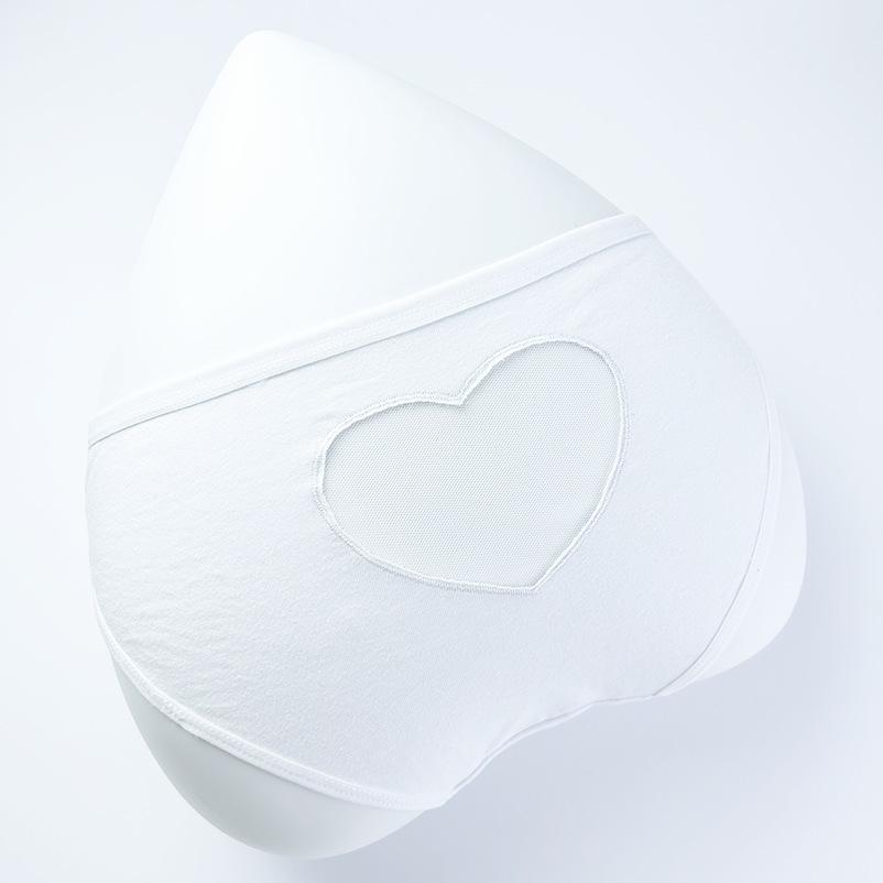 

6 шт. хлопковые женские трусики с низкой талией, сексуальные сетчатые трусы с рисунком в виде сердца, женское нижнее белье больших размеров для женщин 32 белый