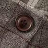 2025 Autumn/Winter Women's Elegant Plaid Button Half Skirt - European & American Style Fashion