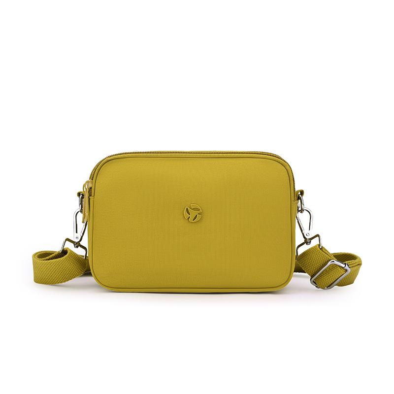 Damentasche Mehrfachtaschen Nylon-Tasche Muttertasche Einfarbig Umhängetasche Crossbody-Tasche