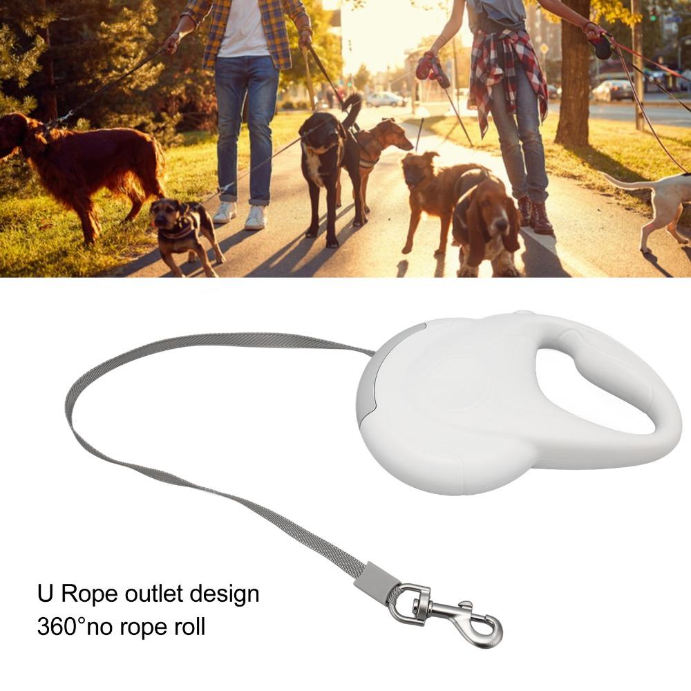 Adjustable Retractable Dog Leash Flexible Dog Traction Rope Pull Dog Leash Outdoor Walking