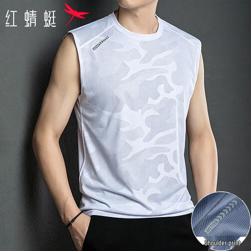 RED DRAGONFLY Men s Ice-Feel Sleeveless Sports Vest XL