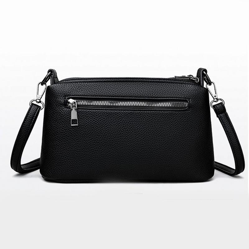 Mote Skulderveske For Kvinner Messenger Vesker Damer Allsidig PU Lær Høykapasitets Crossbody Vesker
