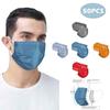 50PCS Disposable Mask 3-Layer Non-Woven Protective Breathable Mask