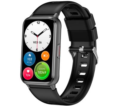 Smartwatch Rubicon Rncf48 Czarny /Czarny Silikon