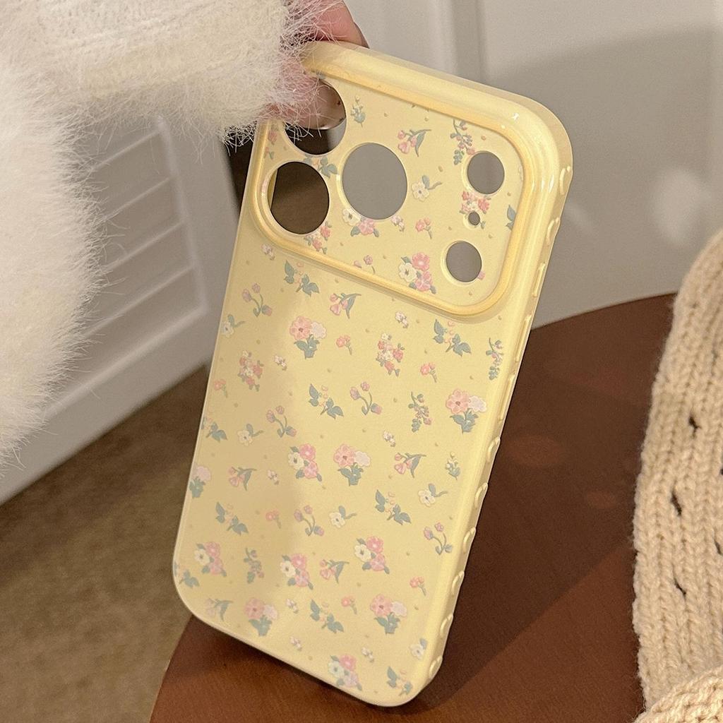 Blumenmuster Handyhülle für iPhone 16, iPhone 17 und iPhone 17 Pro Max