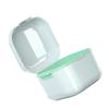 Denture Bath Case Denture Soaking Holder Portable Compact Denture Soak Container Multifunctional False Teeth Storage Case for Home Travel
