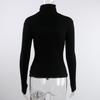 Women's Autumn & Winter Knit Chest-Revealing Long Sleeve Top - European and American Style